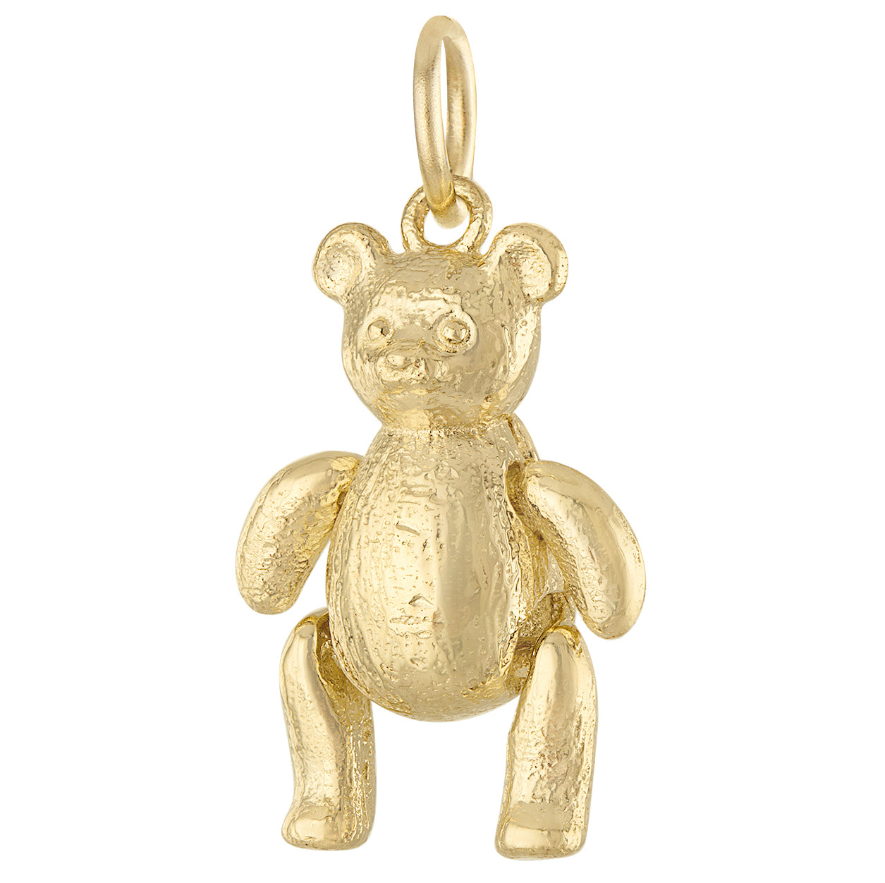 Teddy Bear 14K Gold Movable Charm